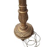 French Classic Louis XVI style Wooden Floor Lamp, mid-century