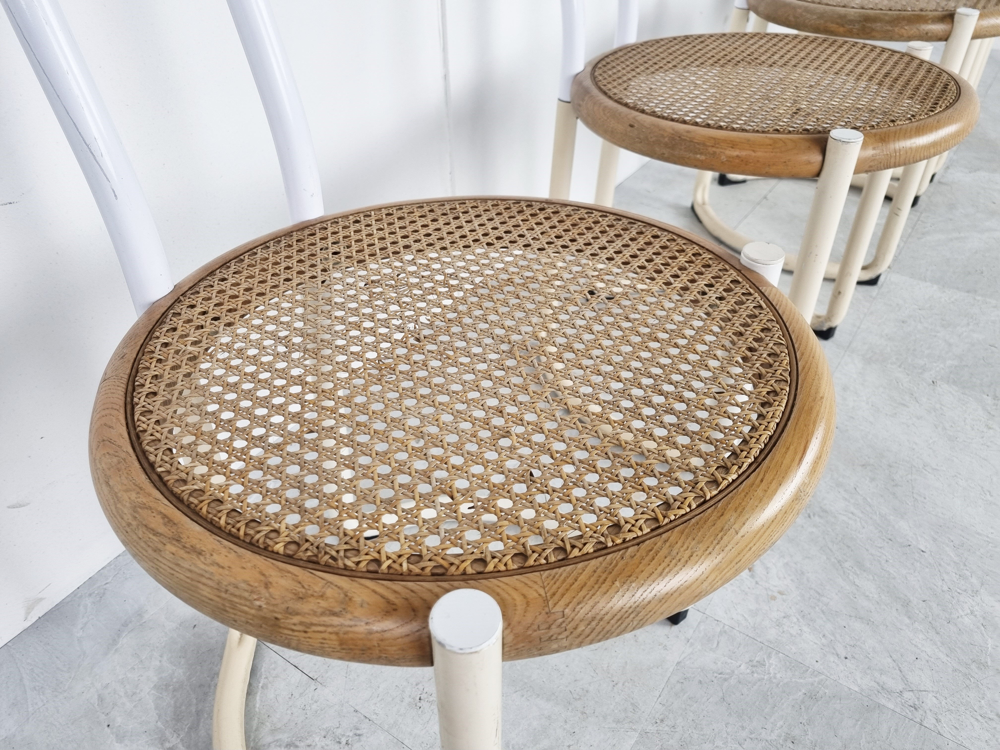 Vintage postmodern dining chairs, 1960s
