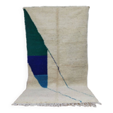 Handmade wool Berber rug
