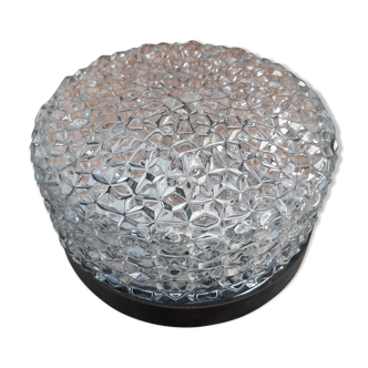 Wall light 1970 chiseled glass