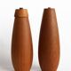 Restored teak pepper crusher / mill & salt shaker set by Wiggers / 1960s / mid-century Danish modern design