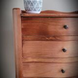 Regency bedside table with drawers