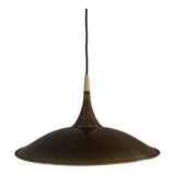 Vintage brass suspension attributed to Florian Schulz - Handmade German design lamp.