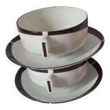Large Lunch Duo Cups Limoges Lafarge