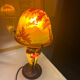 Lampe champignon style Gallé