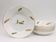 Set of 6 soup plates, bowl style “Digoin Sarreguemines / La Fontaine model”