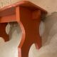 small wooden bench
