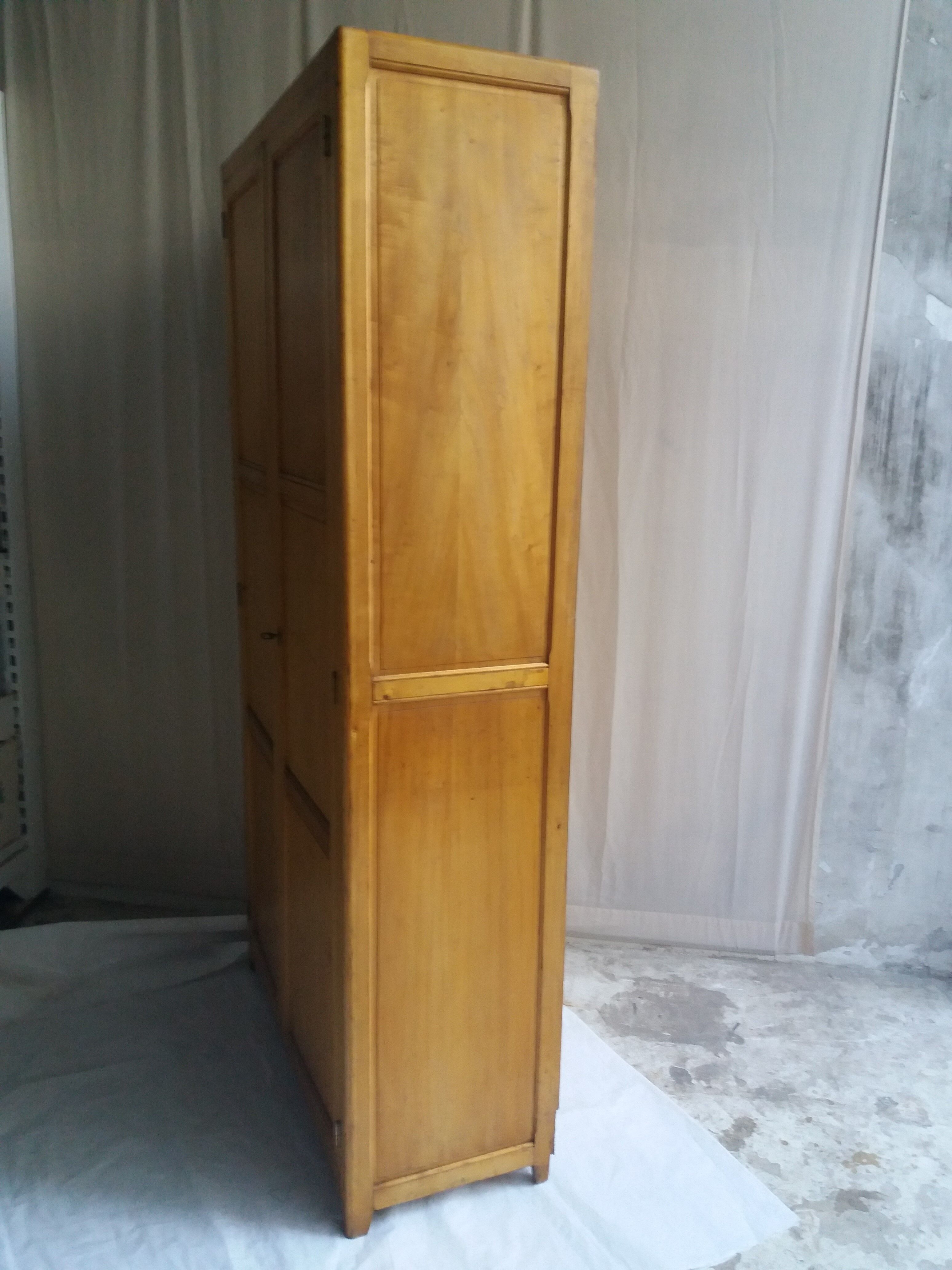 Vintage wooden wardrobe