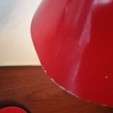Lampe style à luminor rouge noire vintage