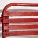 Antique red garden chairs (c.1920). Set of 4 pieces #37