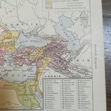 Old map of the Roman Empire from 1928
