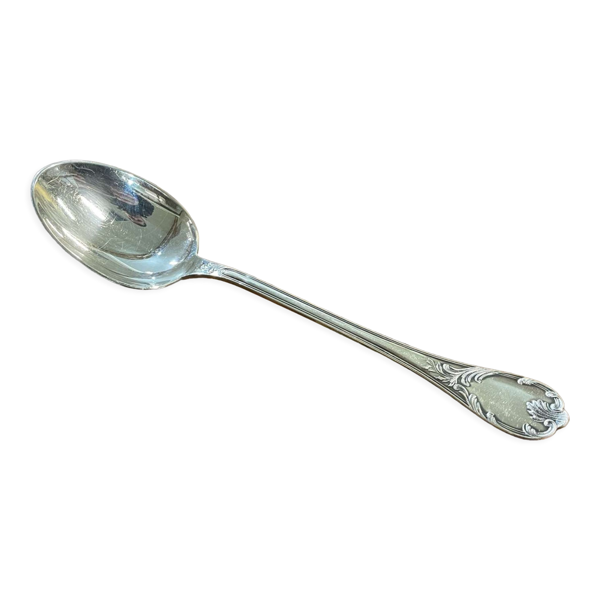 Christofle Marly serving spoon in silver metal