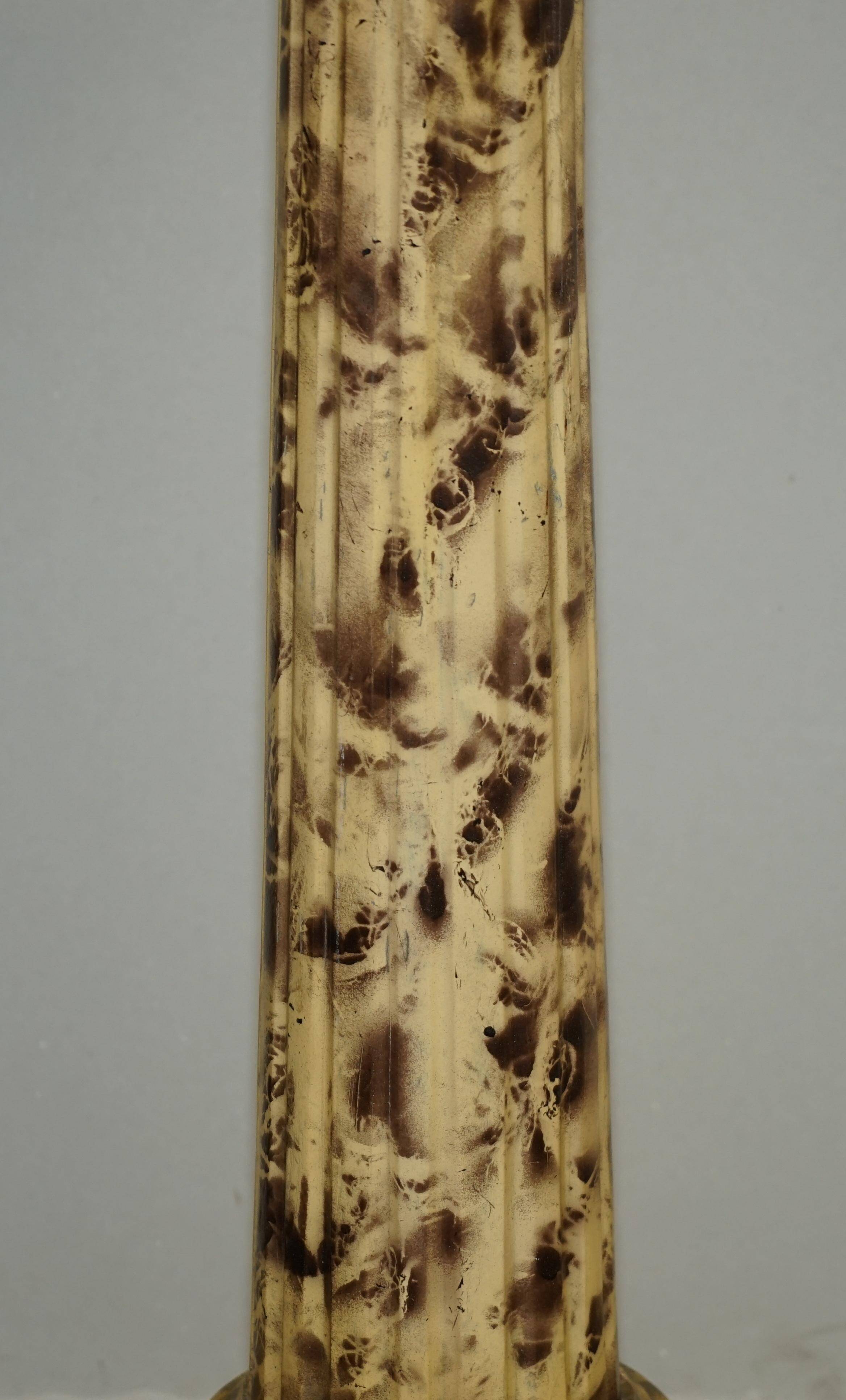 Pair of hand-carved Corinthian pillar bases