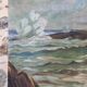 Peinture à l'huile Paysage Breton, Paysage de mer