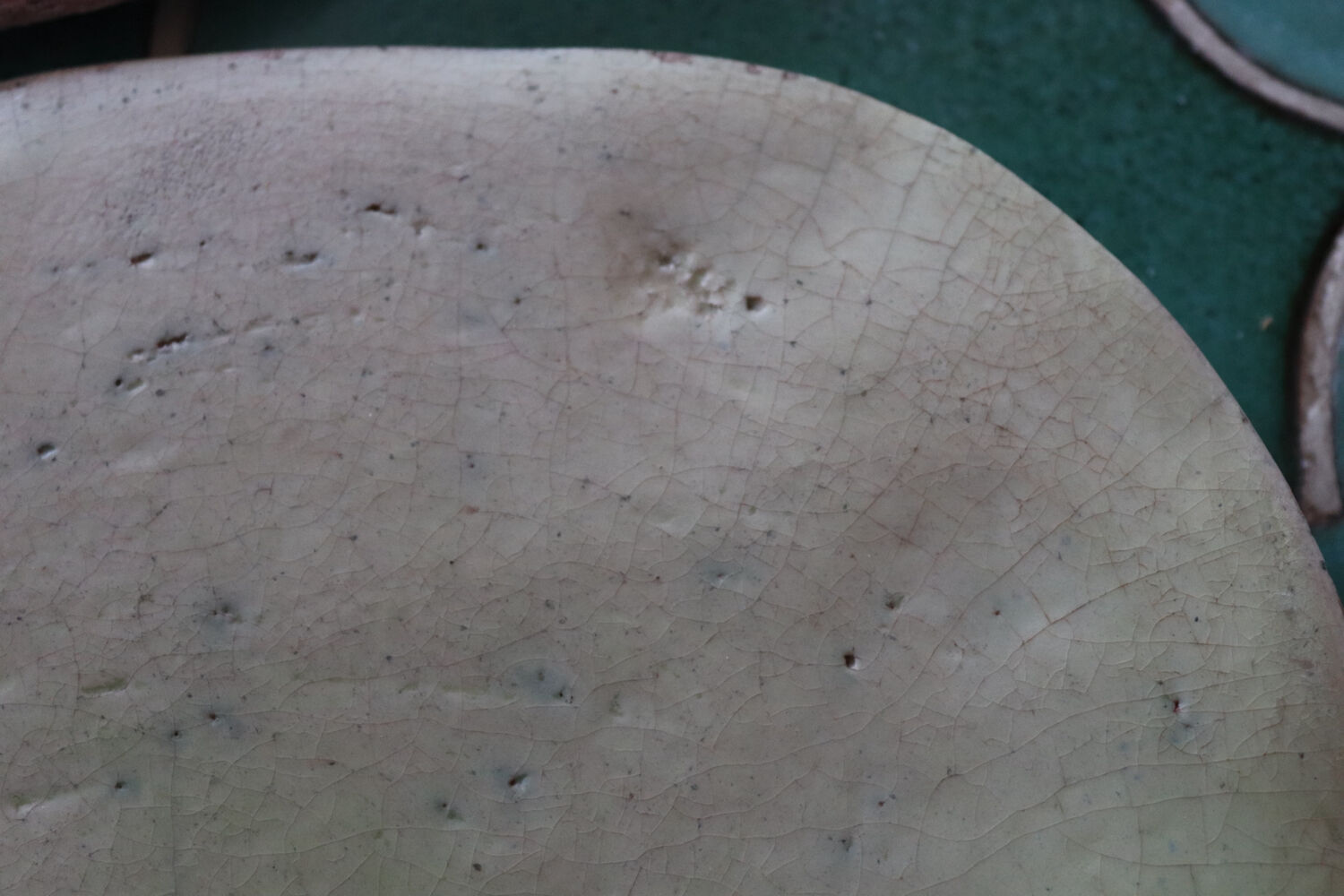 Set of 3 handmade raku ceramic trivets.