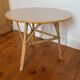 Ensemble table + chaise enfant en rotin.