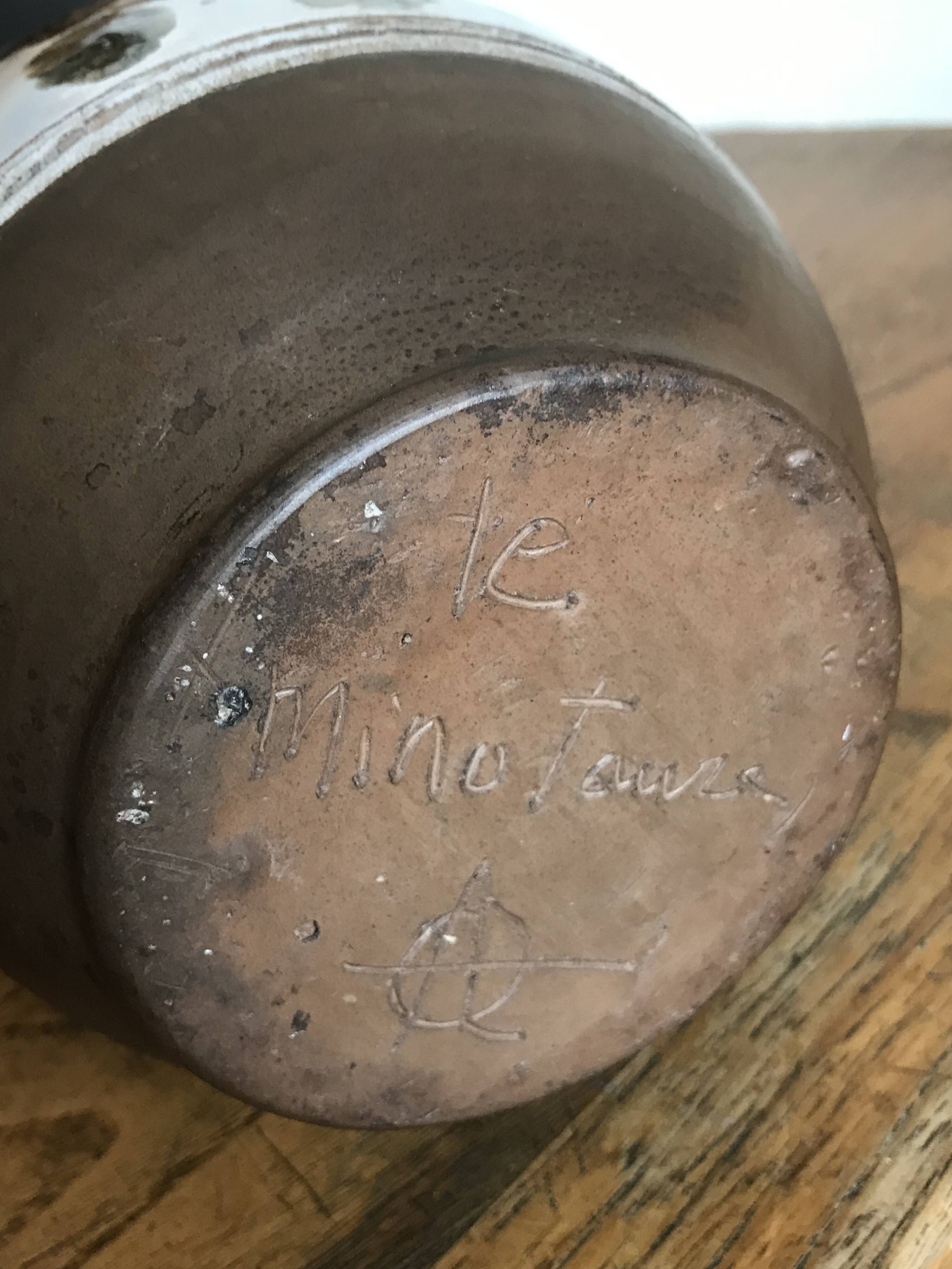 Pichet ceramique Paul Quéré Le Minotaure