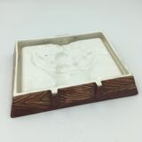 Ceramic trompe l'oeil fruit basket