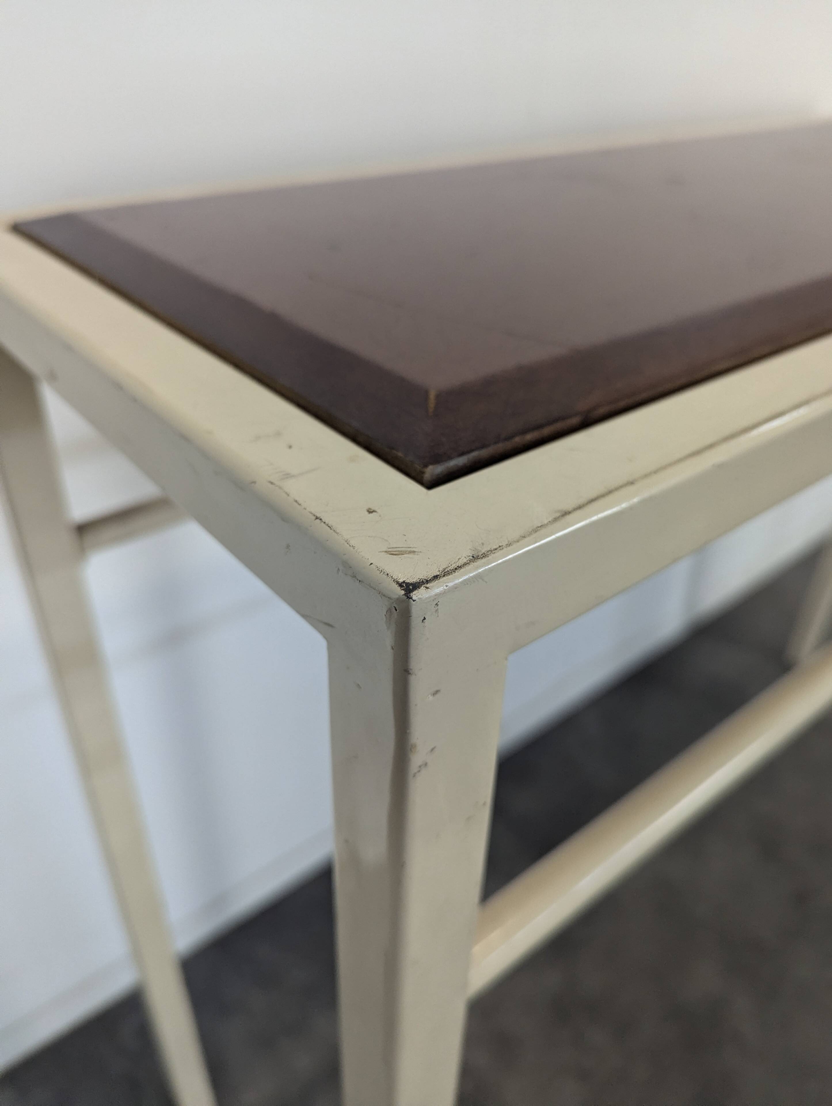 Modern wood and metal console