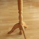High wooden plant stand - handmade in the 80s - Vintage
