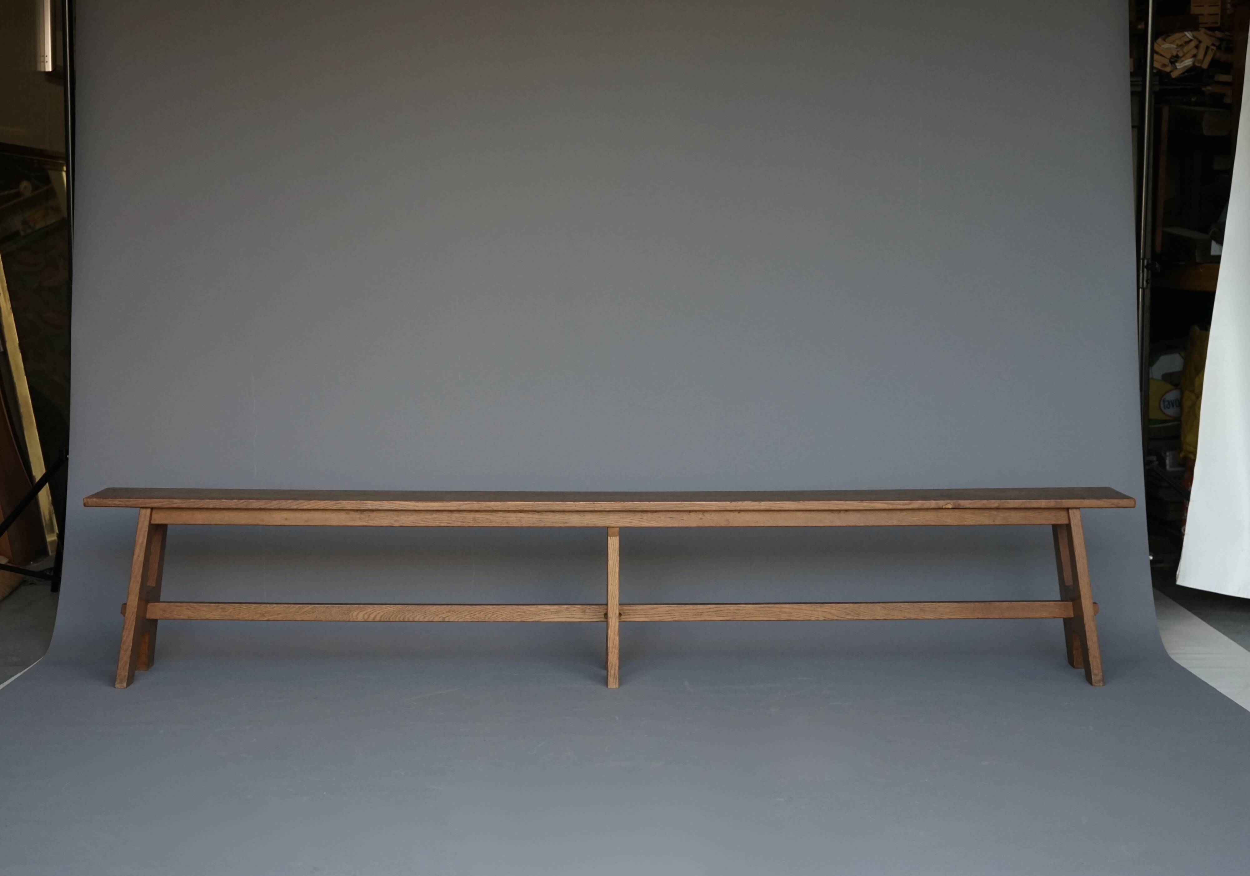 Dutch midcentury Bossche School long Bench