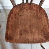 4 dark Luterma bistro chairs, sanded. Painting possible.