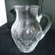 Carafe unsigned cut crystal water jug