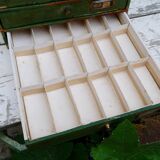 Old haberdashery furniture with drawers