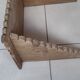 Antique wooden wall shelf