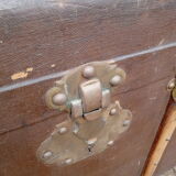 Old travel trunk