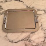 1970s plateau design in the style of Maria Pergay – silver-plated metal