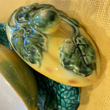 Barbotine Soup Tureen Sarreguemines