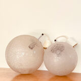 Suspension globe 25 cm Glashutte Limburg, 1970