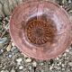 Vintage molded glass salad bowl