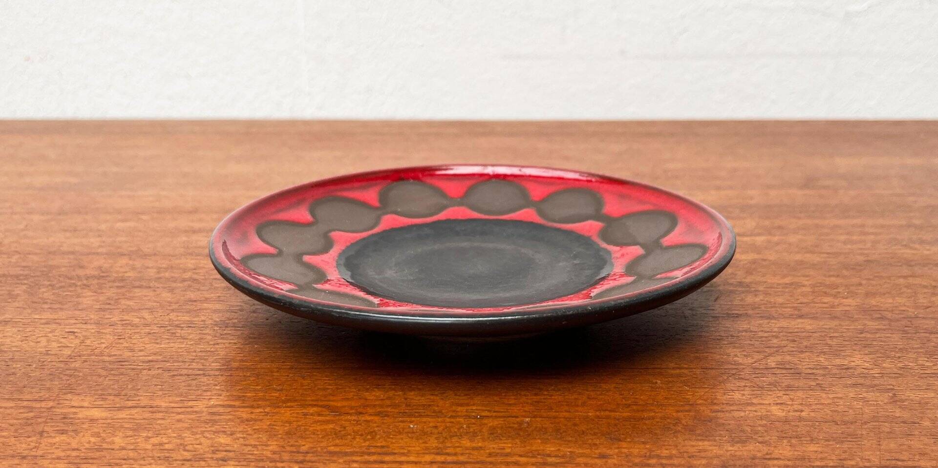 Wall plate in ceramic from West Germany from the 1960s by Dümler & Breiden - Mid-Century Style