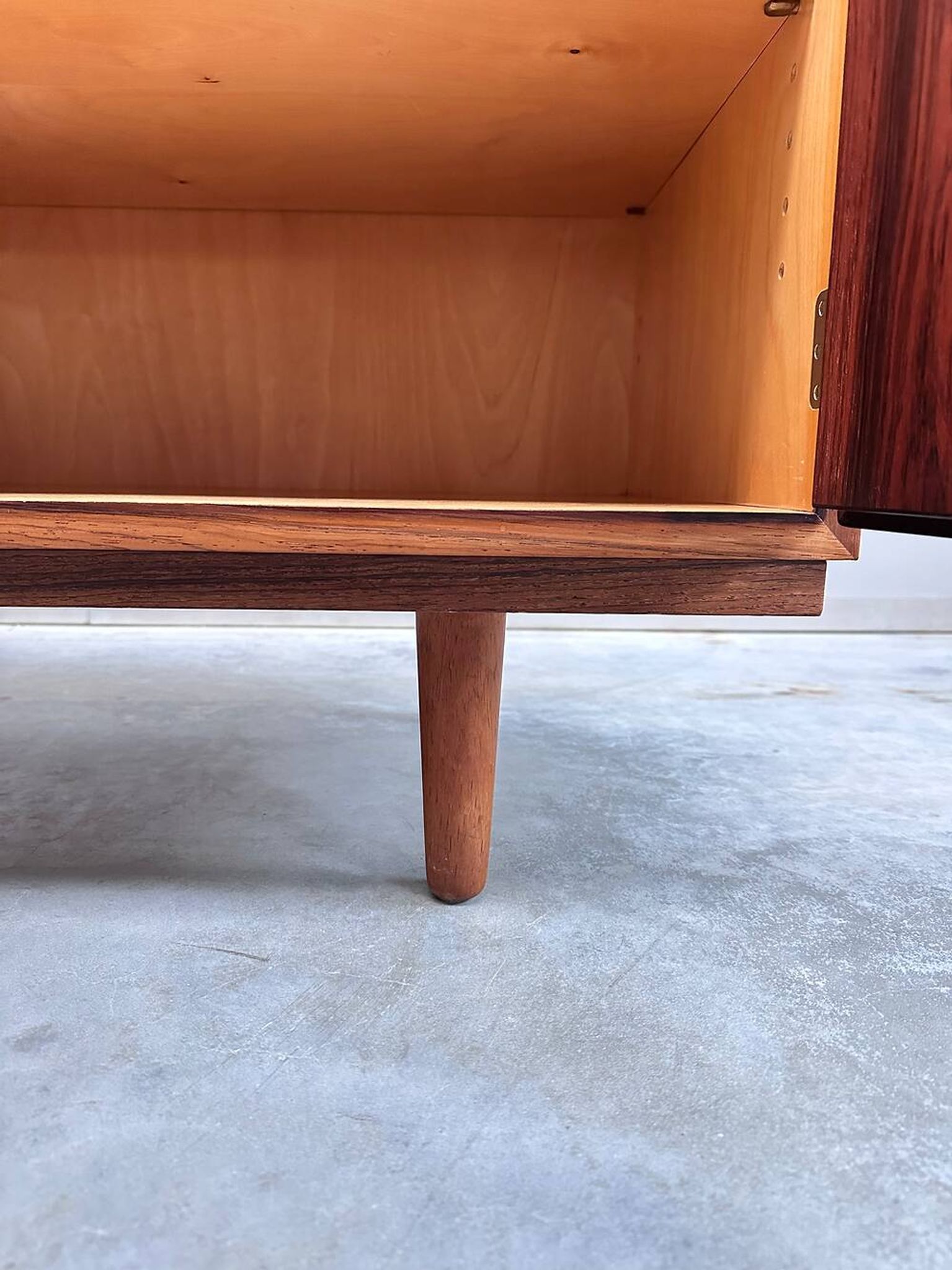 Buffet en palissandre, Carlo Jensen, Hundevad & Co, années 1960, Danemark