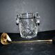 Cut crystal ice bucket Saint-Louis model Massenet H12cm