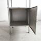 Secessionist furniture in marble and nickel-plated brass