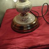 Two bedside lamps with grapevines