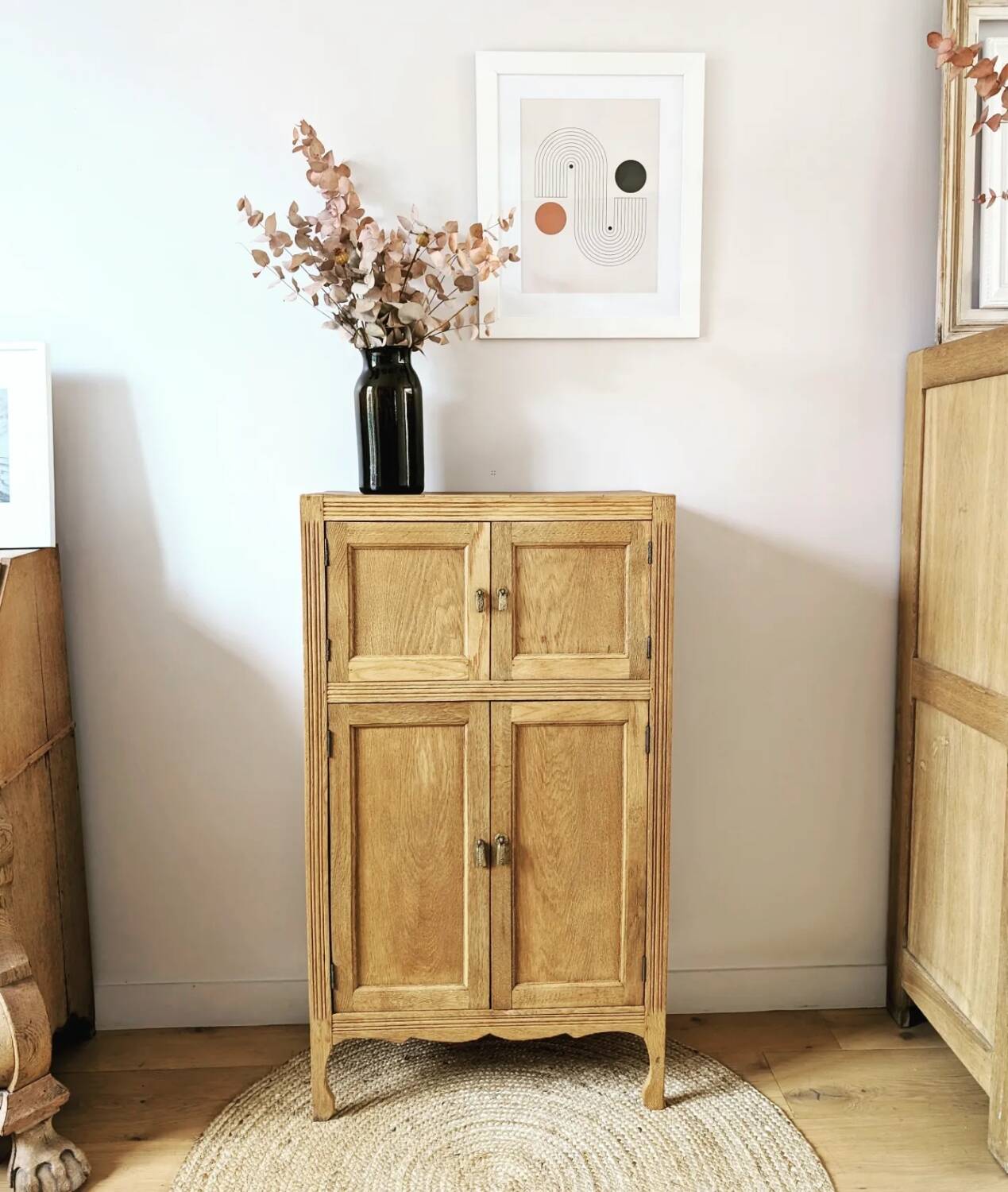 Art Deco oak sideboard