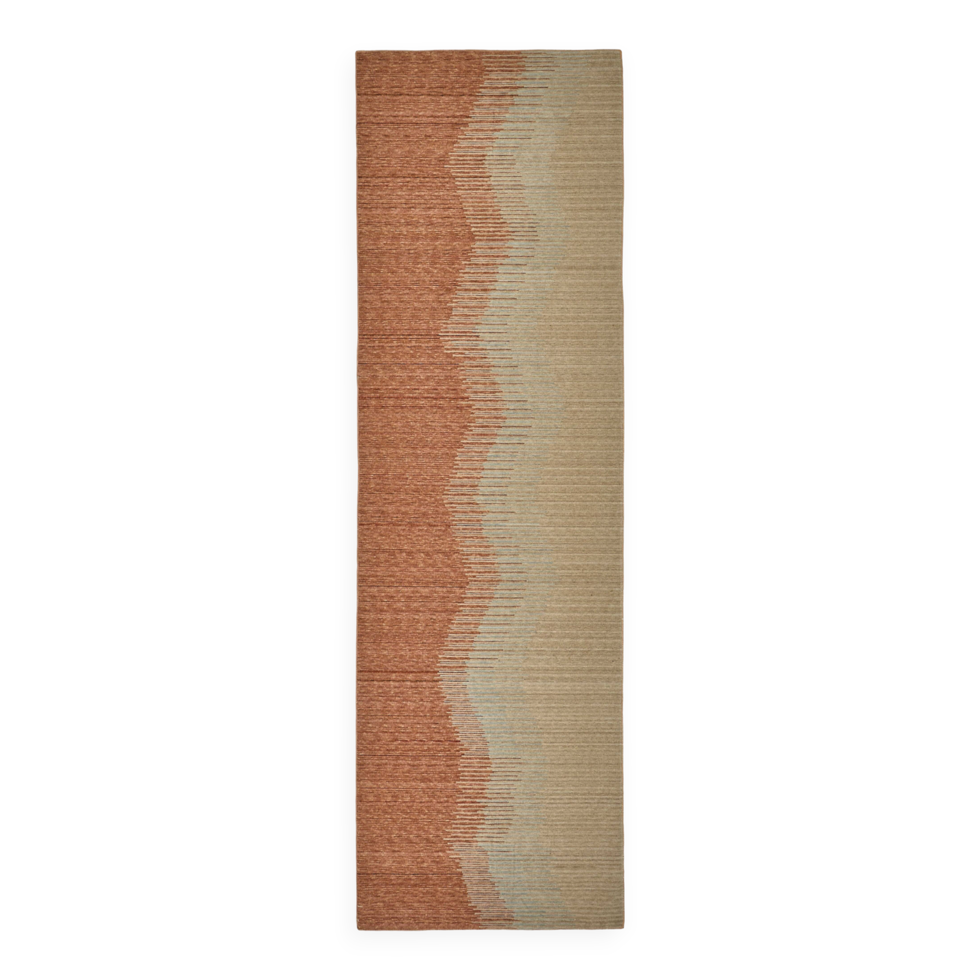 Tapis Oushak fait main en Turquie 98 cm x 325 cm