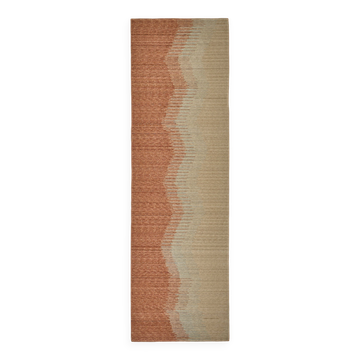 Turkish Handcrafted Loom Oushak Rug 98 cm x 325 cm