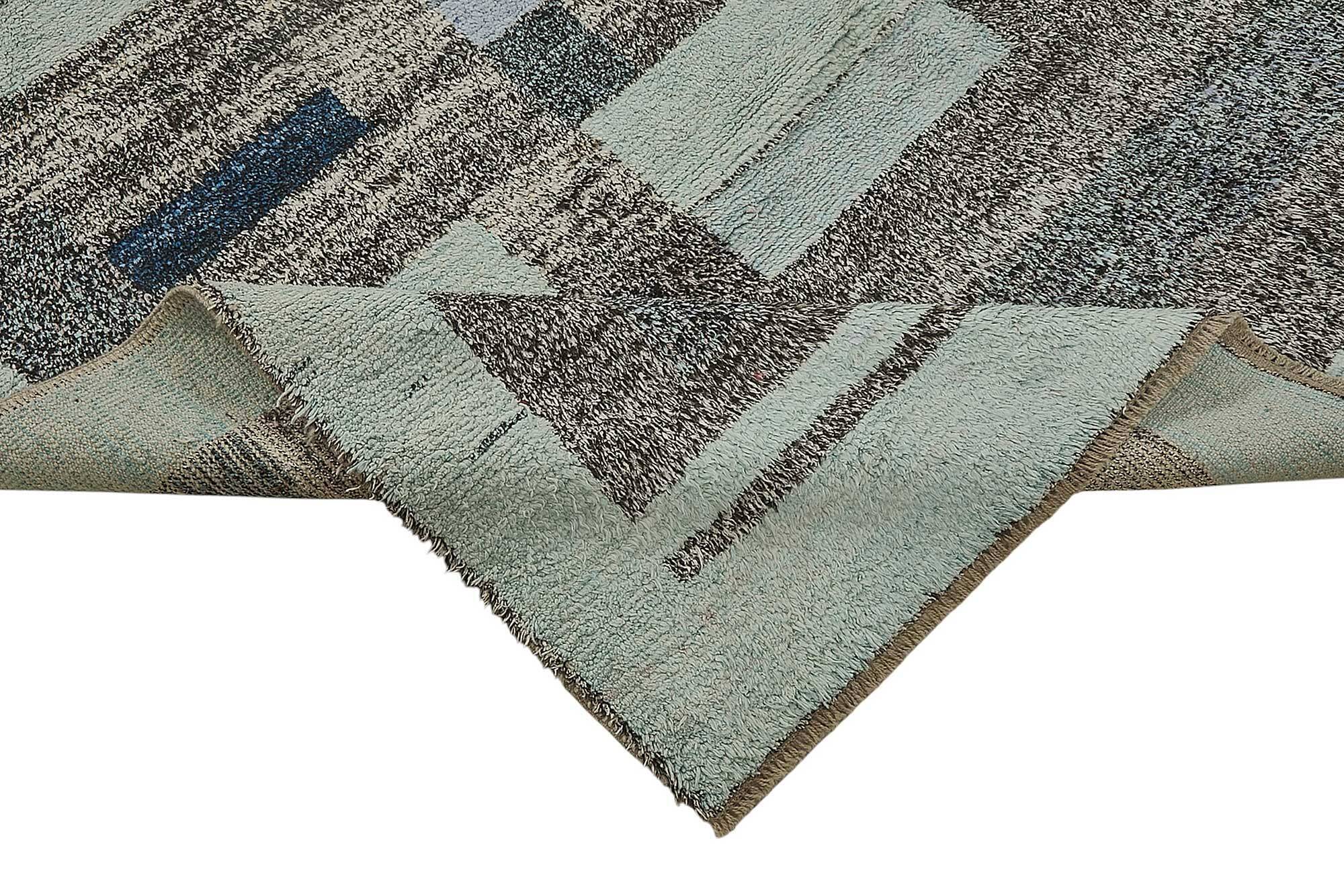 Handwoven Turkish Recycled Boho Rug 253 cm x 373 cm