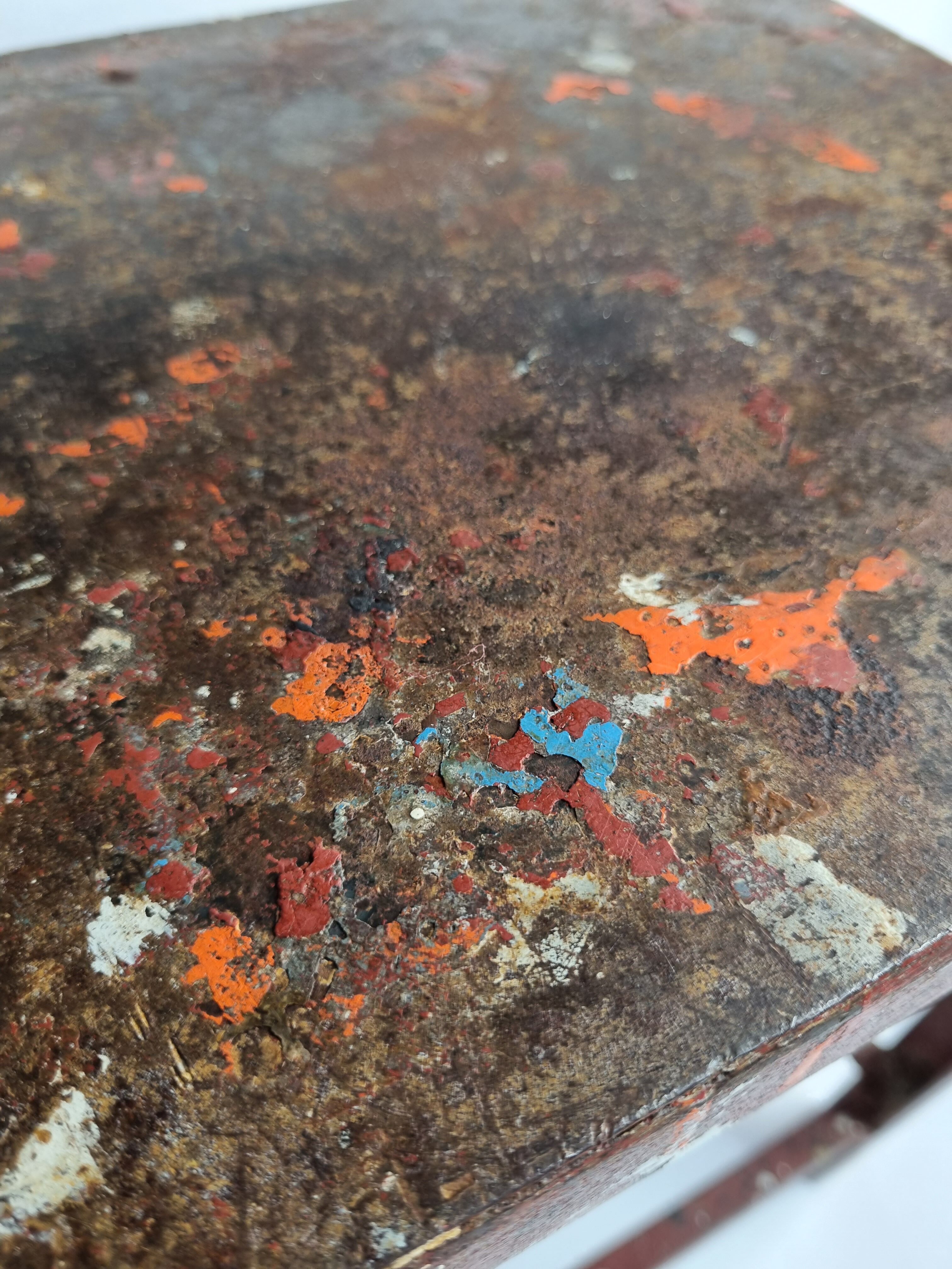 Metal workshop stool, 44 cm