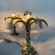Lampe de table vintage en palmier – Willy Daro pour Massive – années 1970