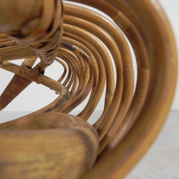 Fauteuil en bambou par Tito Agnoli, 1960s