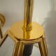 Vintage gold swan neck wall lights