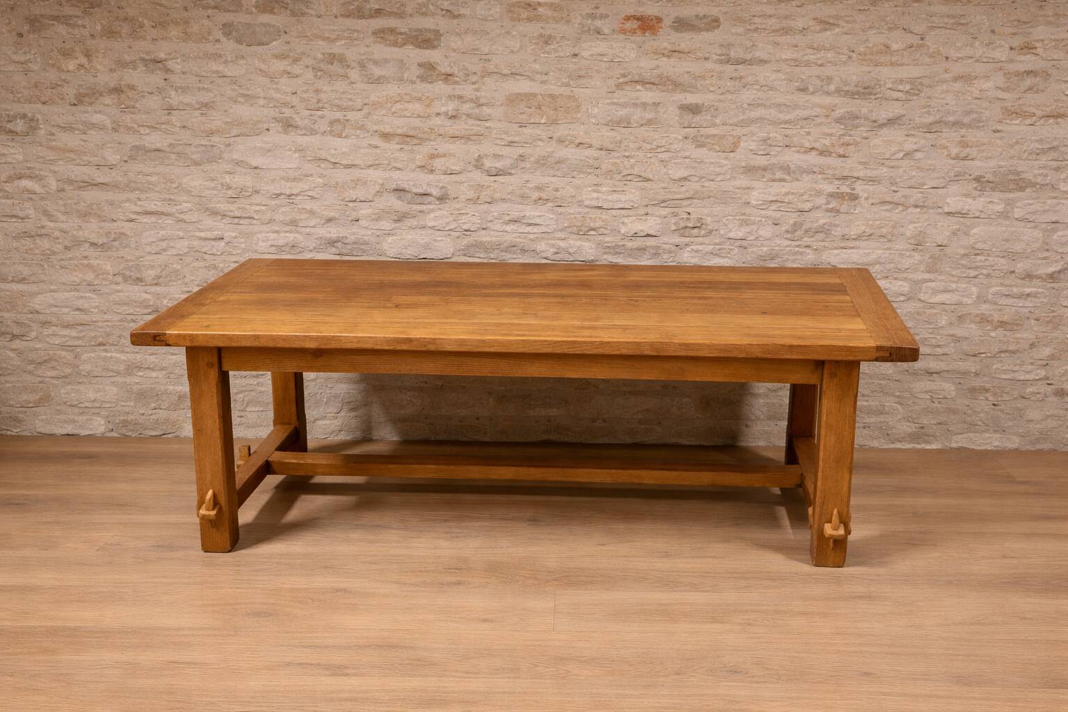 Old oak farmhouse table - rustic chic country style