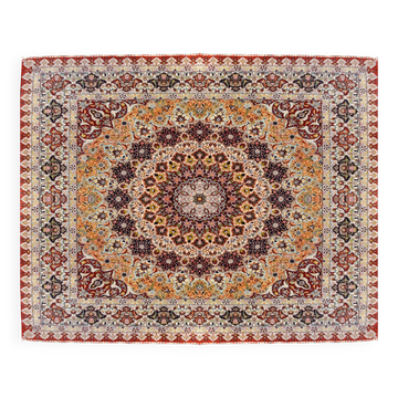 Egyptian Oriental Rug: 2.00 x 2.00 Meters - Pure Silk - Handmade