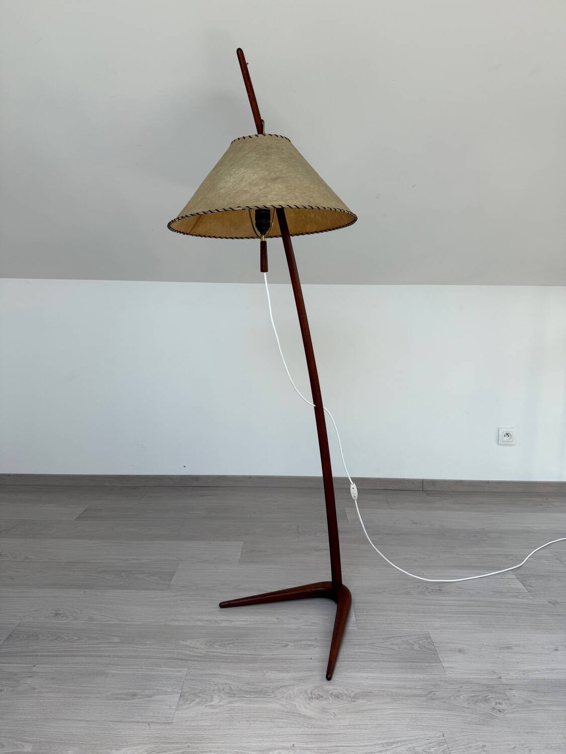 JT Kalmar Dornstab Floor Lamp Austria 1950